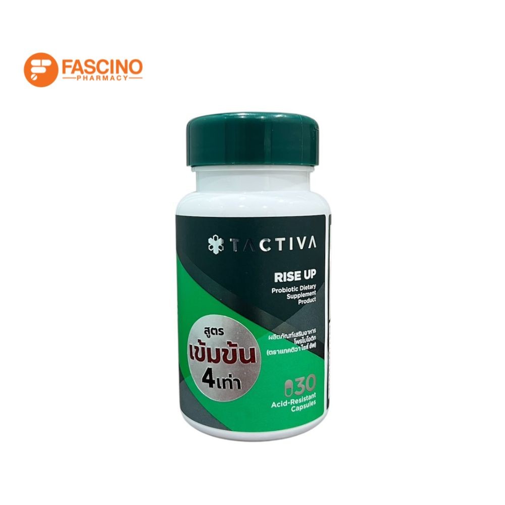 Tactiva Probiotic Rise Up ผลิตภัณฑ์เสริมอาหารโพรไบโอติก (30 แคปซูล)