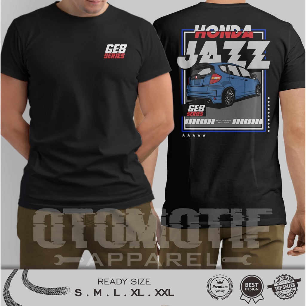 Honda Jazz GE8 Series ด้านหลัง 070 ชุดไมโครไฟเบอร์เสื้อยืด / เสื้อแข่ง