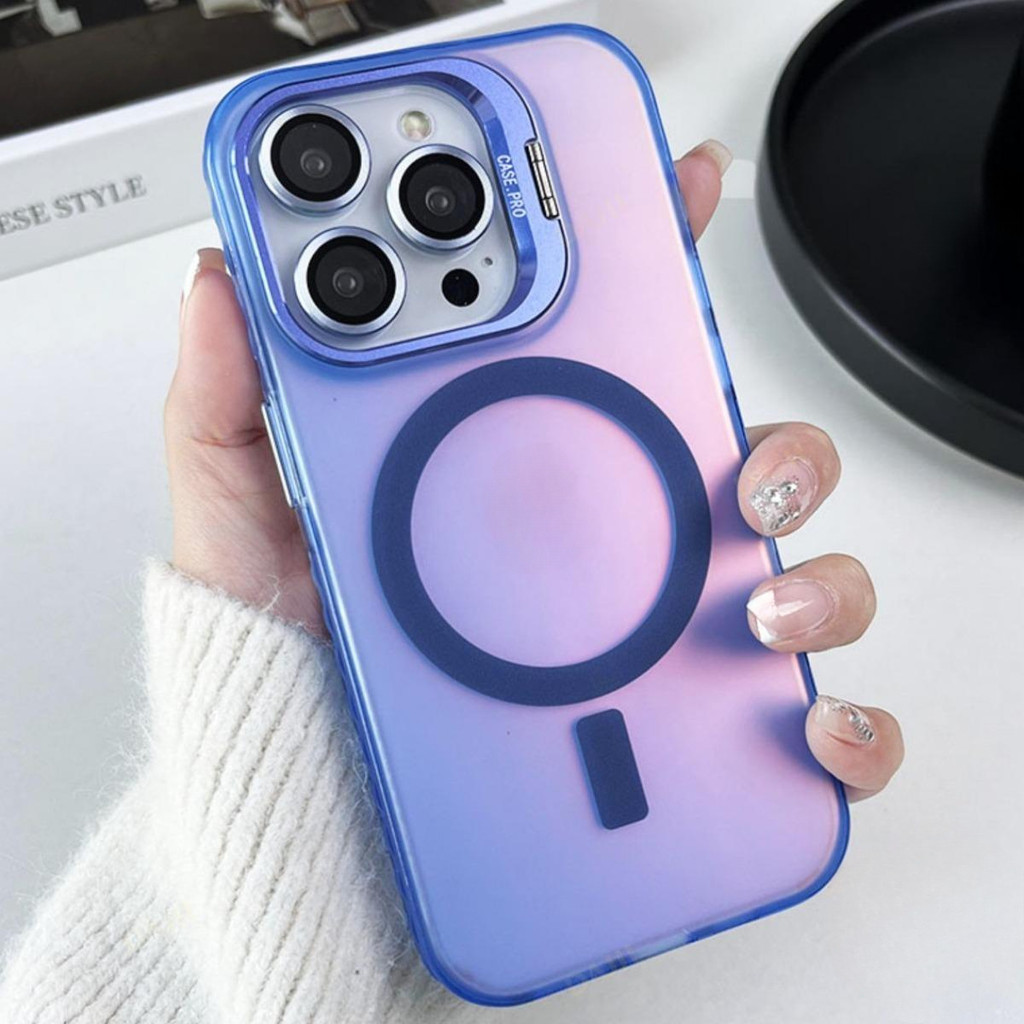 เปลี่ยนสีสายรุ้ง พร้อมการป้องกันและตัวยึดเลนส์กล้อง เคสไอโฟน เคสไอโฟน ใช้ได้กับ ไอโฟน 16 15 14 13 12 11 มือโปร สูงสุด บวก