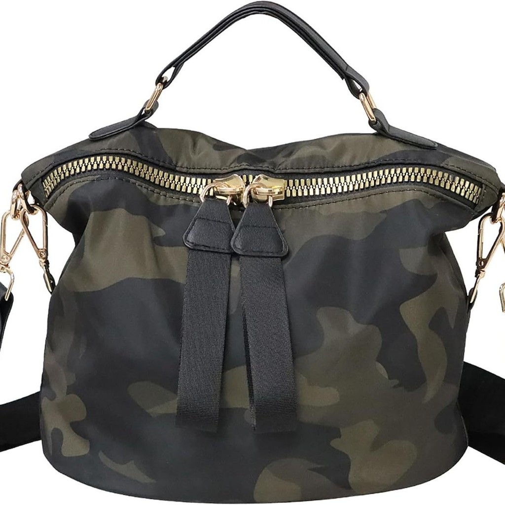 เวอร์ชั่นเกาหลี Casual Saddle Bag All-Match Nylon Mesh Multi-Purpose Portable Messenger Bag Lion Bag