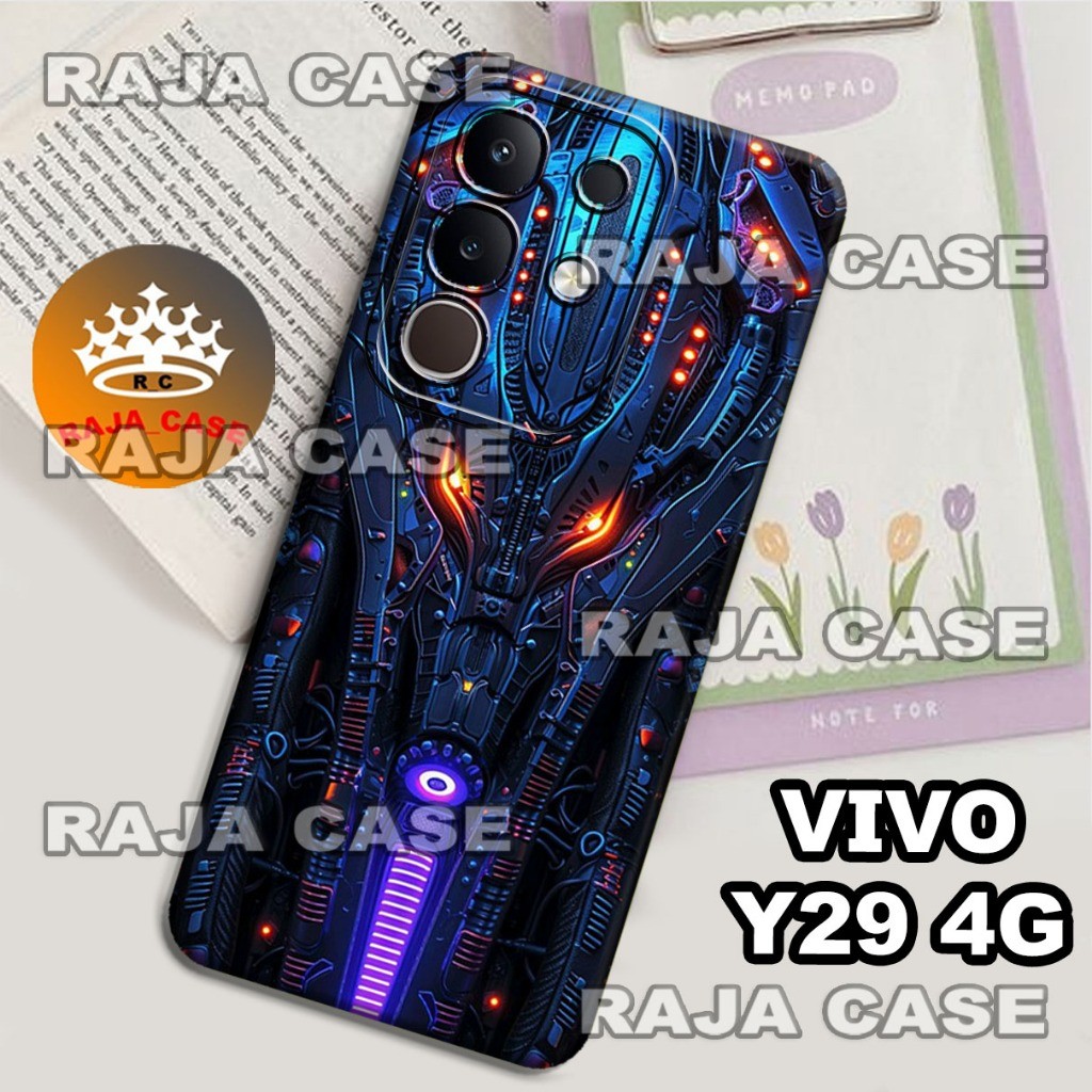 HP Rc16/ยาง Softase VIVO Y29 4G - Robbot Motif - เคสโทรศัพท์ VIVO Y29 4G - เคส VIVO Y29 4G - เคส VIV