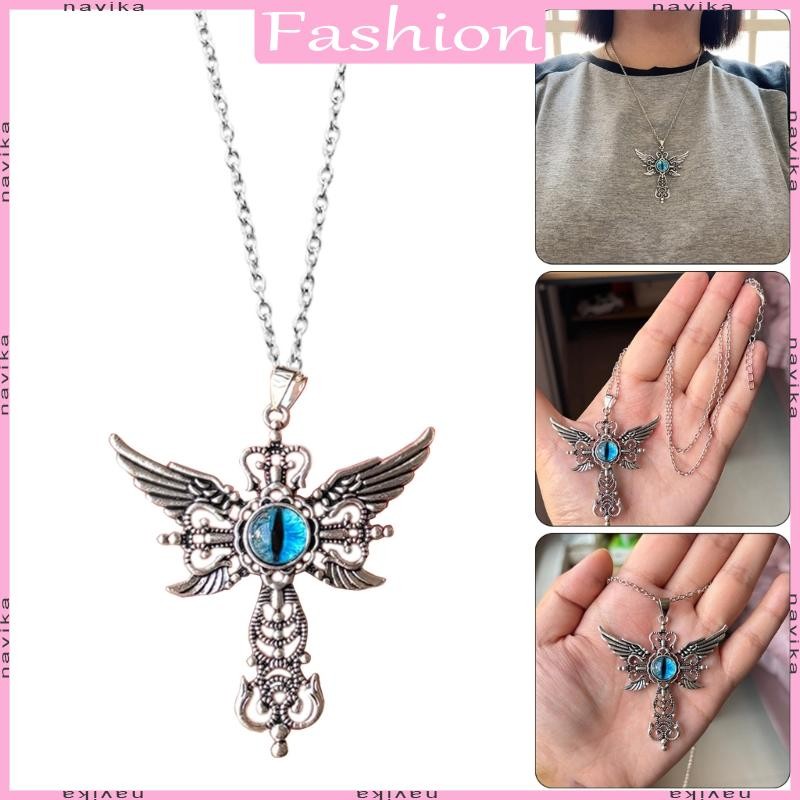 Nav Cool Winged Crosses สร้อยคอปรับคออุปกรณ์เสริมสําหรับ Trendsetters