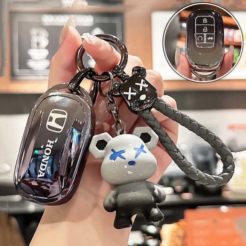 Honda Civic Fe Hrv Accord Crv Keyless/Push Start ใหม่ Tpu Remote Key Cover Case Civic Fe Car Cessori
