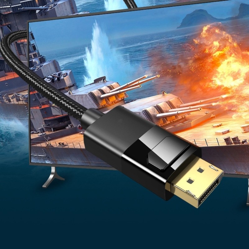 NERV DisplayPort 1 4 สายต่อรองรับ 8K 60Hz 4K 144Hz 2K 165Hz สําหรับ PC