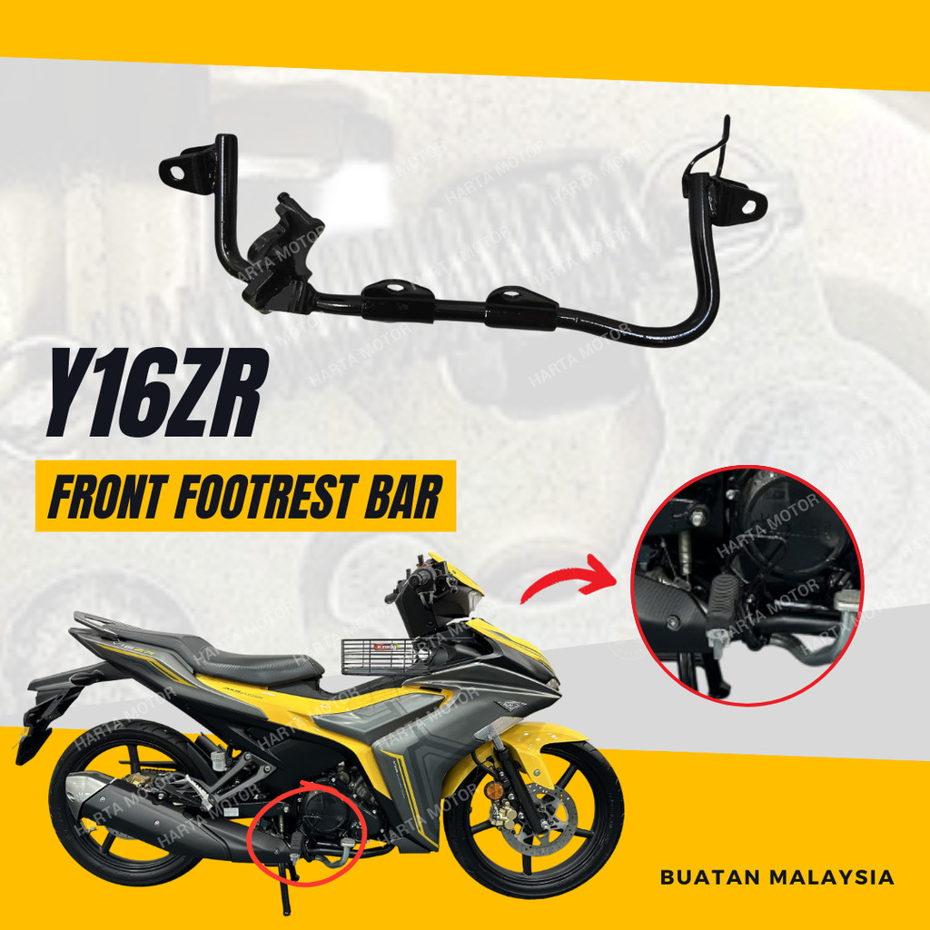 Y16ZR FONT FOOTREST BAR - Y16 Y16Z PEMIJAK KAKI BESI FRONT STEP BAR FOOT REST PIJAK LETAK KAKI DEPAN