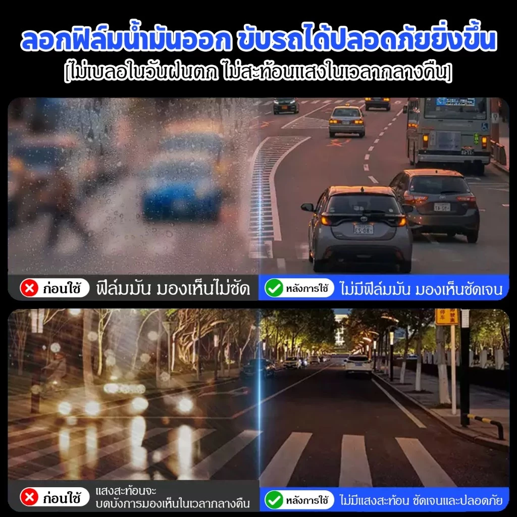 Super Wash น้ำยาทำความสะอาดกระจก  น้ำยาล้างกระจกเหมาะสำหรับทุกฤดูกาล น้ำยาขจัดคราบที่มีประสิทธิภาพ ปลอดภัยต่อกระจก Car thumbnail 5