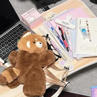 Kawaii Plush Toy Backpack ตุ๊กตา Plush กระเป๋าเป้สะพา สัตว์การ์ตูน ของเล่นตุ๊กตา สะดวกในการพกพา