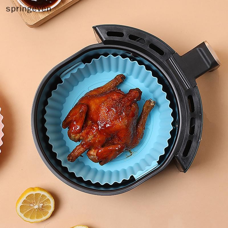 [springeven] 20/16CM Universal Silicone Air Fryer Mould Air Fryer Silicone Mat Baking Mat Silicone B
