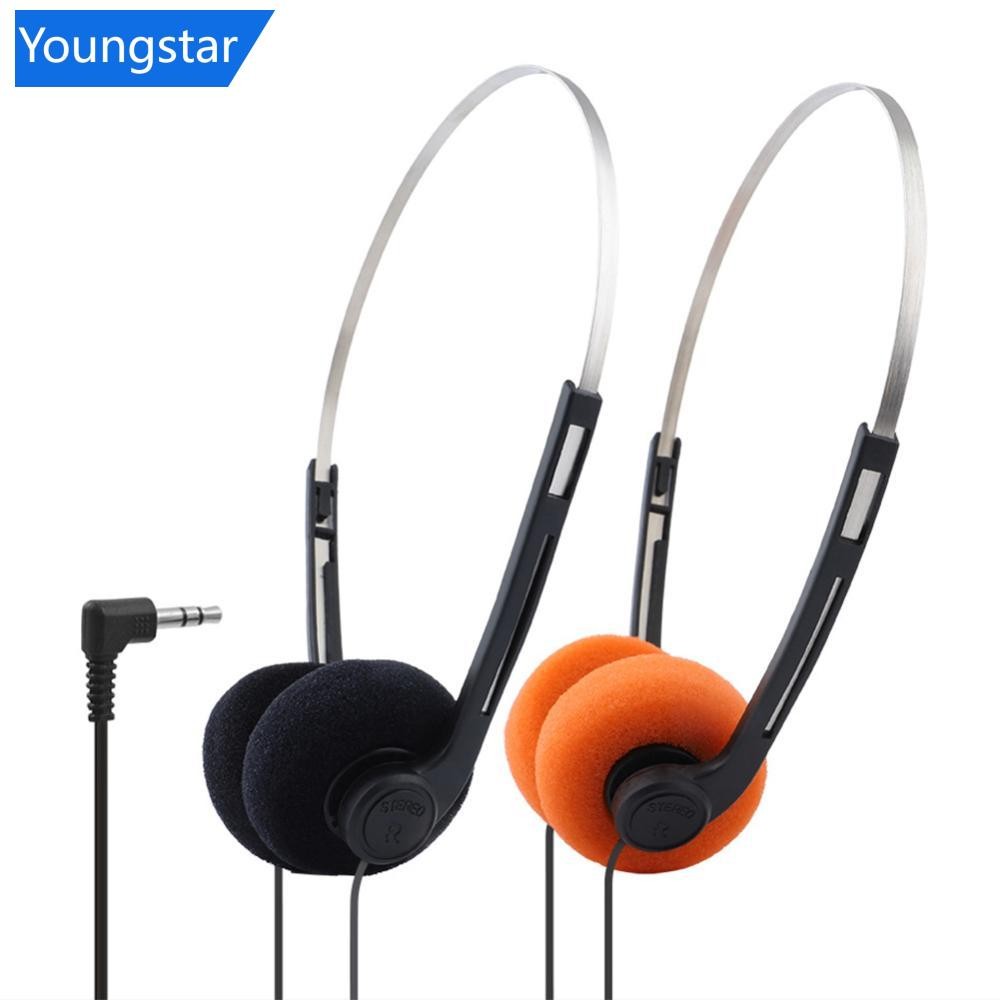 FFY 3.5 มม.Retro Nostalgic หูฟัง MP3 หูฟังส่วนบุคคล Walkman คลาสสิกกีฬา CD การถ่ายภาพ Props หูฟังแบบมีสาย