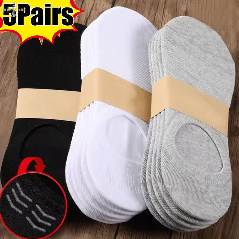 [FSA] Cotton-Rich Blend with Spandex Stretch, ถุงเท้าผู้ชาย 5 แพ็คระดับพรีเมียม | ตัวเลือกหลายสี แบบลําลอง/ทํางาน ชุดสุดคุ้ม ประหยัด 30% เทียบกับ เดี่ยว