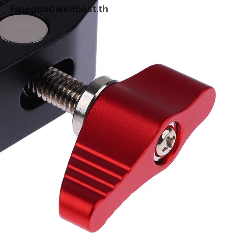 FBTH อลูมิเนียมอัลลอยด์ Clamp Double Ball Head Magic Arm Clamp 1/4 3/8 สําหรับโทรศัพท์ Video Mount กล้อง Monitor ไฟ LED Mic HOT