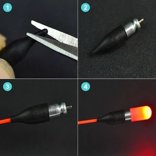 SHOUOUY แท่งไฟตกปลา LED กันน้ํา ถอดออกได้ 2 สี 2023 สไตล์ใหม่