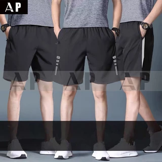 MUHANLU กางเกงกีฬาขาสั้น ใส่ออกกำลัง เนื้อผ้าใส่สบาย