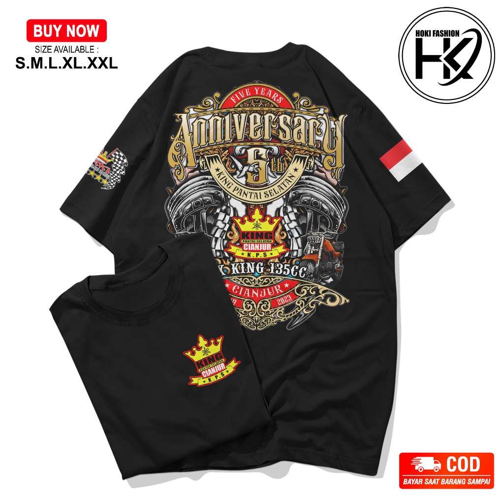 RX-King Jamnas Anniversary 4 T-Shirt - South Cianjur Rx-King T-Shirt - Men and Women - Cotton Combed