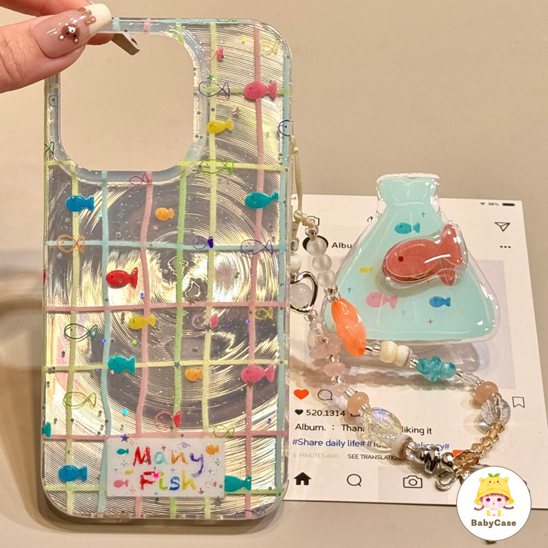 เคสไอโฟน 7Plus สำหรับ iPhone 15 11 16 13 12 14 Pro Max 8 7 15 16 Plus XR X XS Max เคสโทรศัพท์ใสนุ่มหรูหราลายเปลือกหอยสด