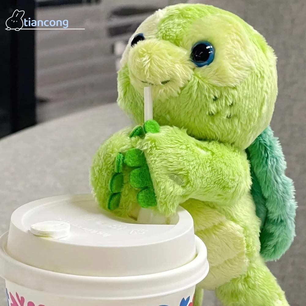 TIANCONG ตุ๊กตาตุ๊กตา, Kawaii ตุ๊กตาสัตว์นุ่ม, หมี Duffy และเพื่อนเต่า Olu Mel เต่าทะเลของเล่นตุ๊กตา