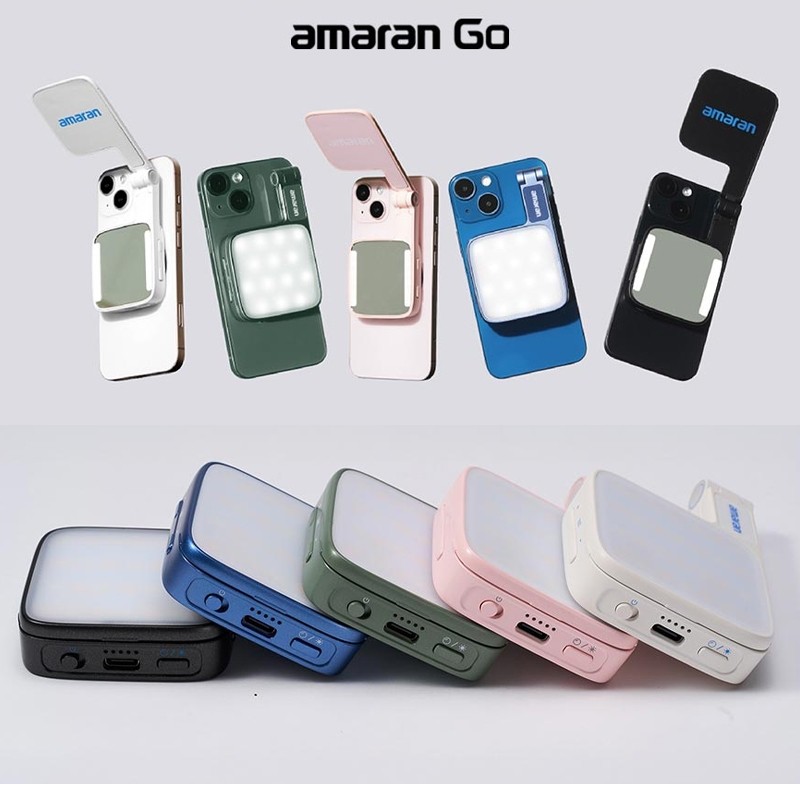 Aputure Amaran Go ไฟ LED ขนาดกะทัดรัด เข้ากันได้กับ MagSafe รับประกัน 1 ปี