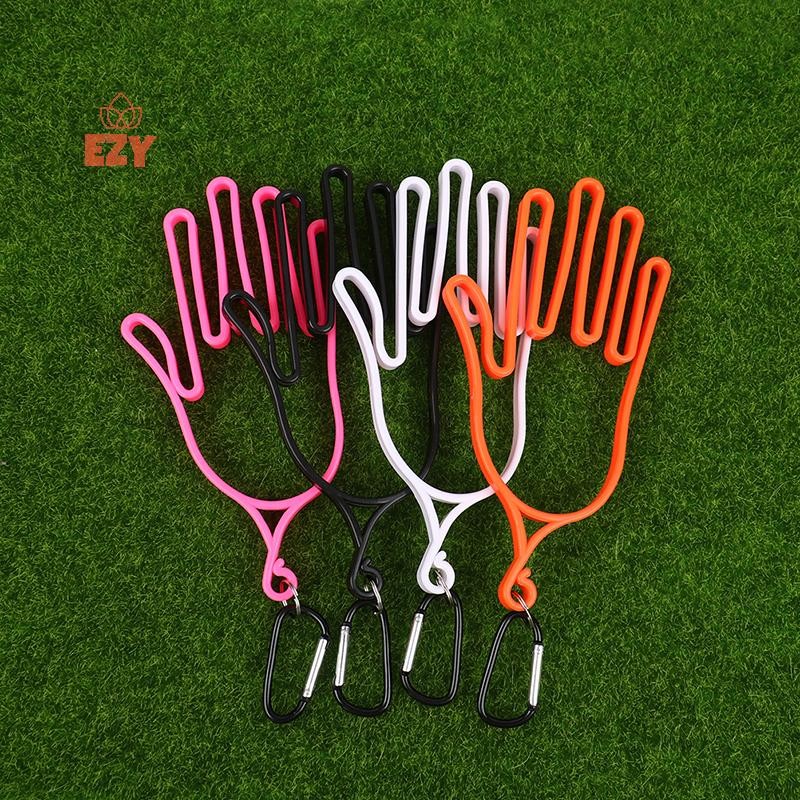 EZY 1 PC ถุงมือกอล์ฟผู้ถือ Carabiner ถุงมือกอล์ฟ Stretcher Golfer เครื่องมือเกียร์ถุงมือ Rack แขวนอุปกรณ์กอล์ฟใหม่