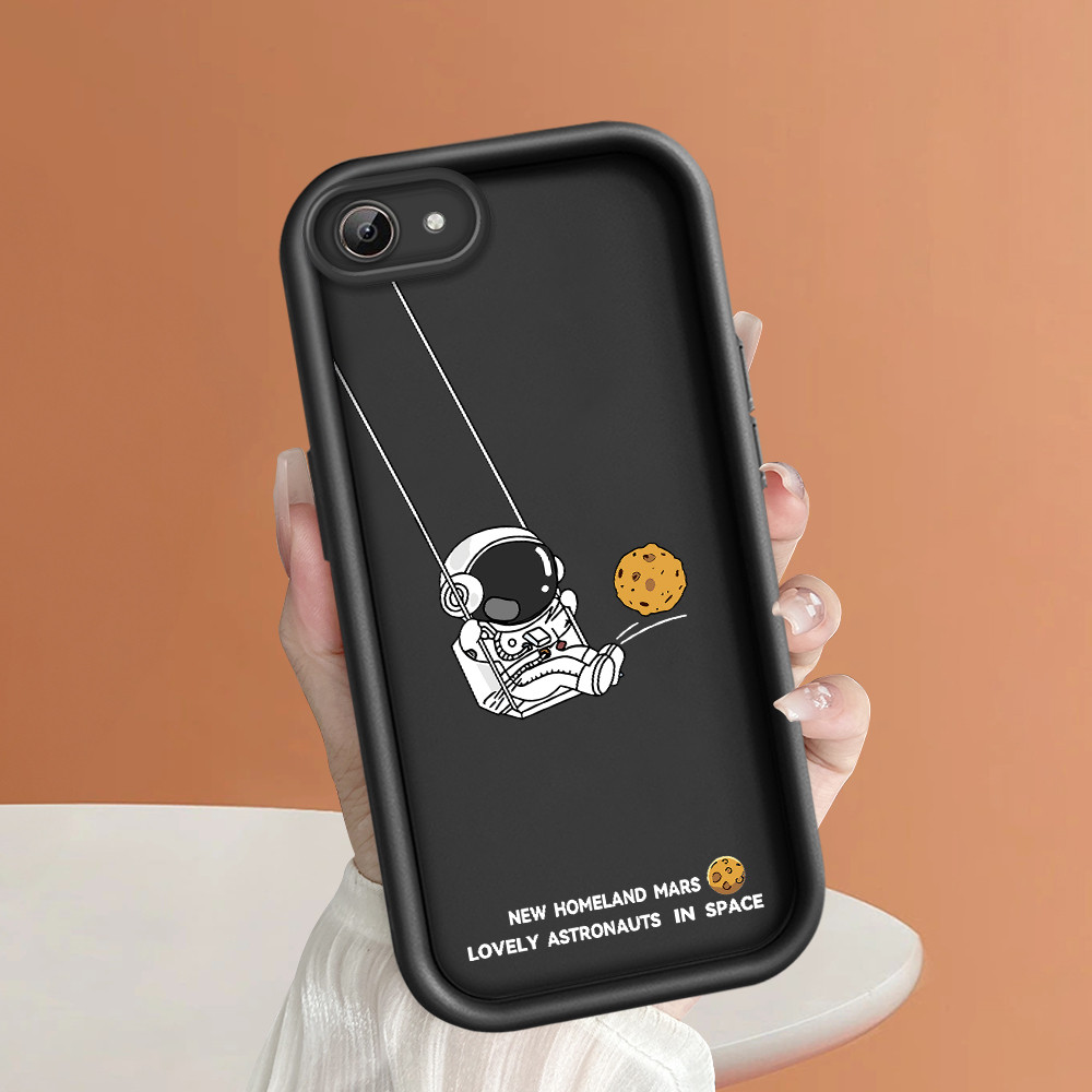 Hp สําหรับ Vivo Y66 Y65 น่ารักเคสโทรศัพท์ Softcase Spaceman Kesing Soft Cosmonaut Cassing Sofcase Ce
