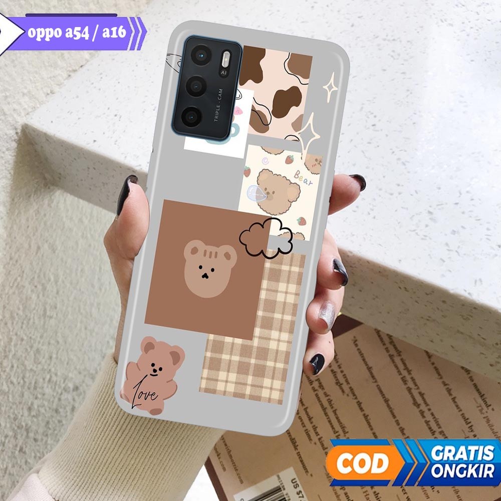 [H97] OPPO A54 A16 A16S A57 2022 Case - Fashion Case Bear - Hardcase Fullprint สําหรับโทรศัพท์มือถือ