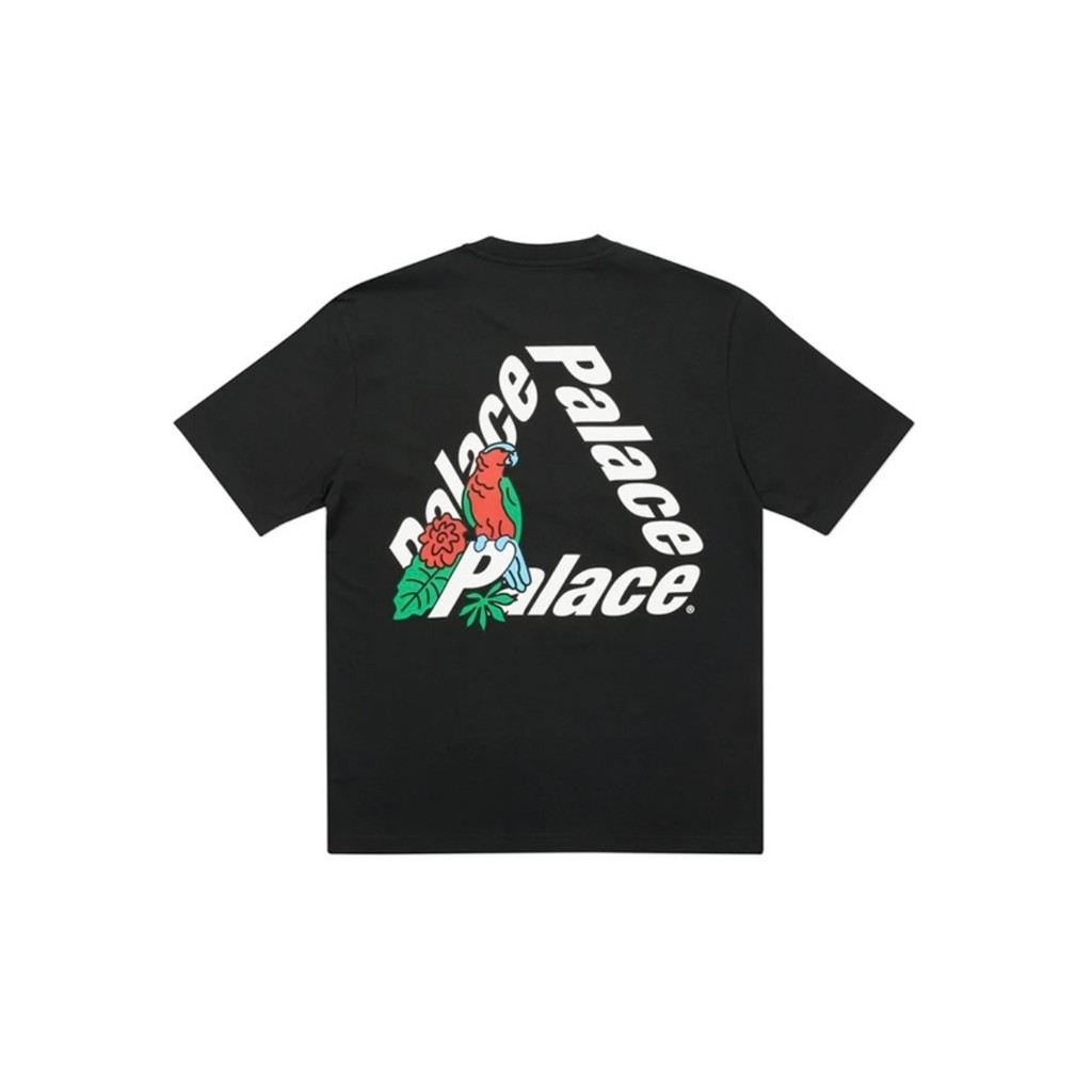 Palace Parrot PALACE-3 เสื้อยืดพิมพ์แขนสั้นสำหรับผู้ชาย