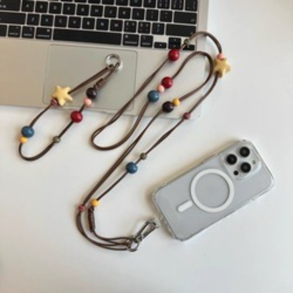 Simple Star Rope Phone Case Lanyard Anti-lost Mobile Neck Accessories