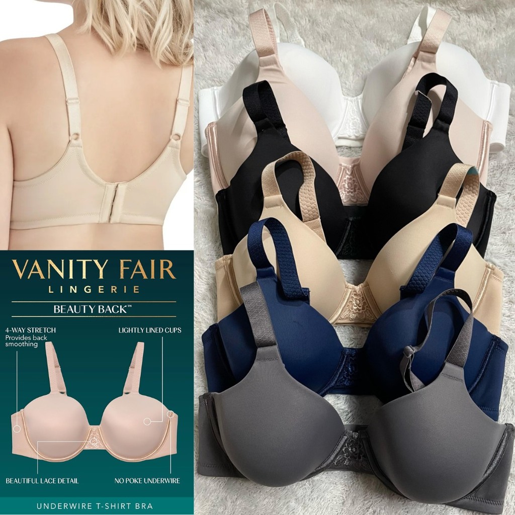 สีของคุณ 1360 [36C-44DDD] VITY FAIR LINGERIE Womens BEAUTY BACK FULL FIGURE UNDERWIRE SMOOTHING BRA 