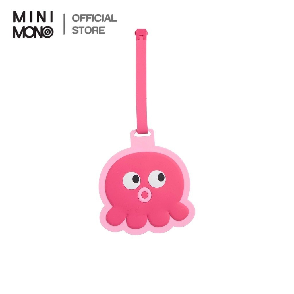 Mini Mono แท็กกระเป๋าเดินทาง Animal Friends ขนาด 10x9.3 ซม.