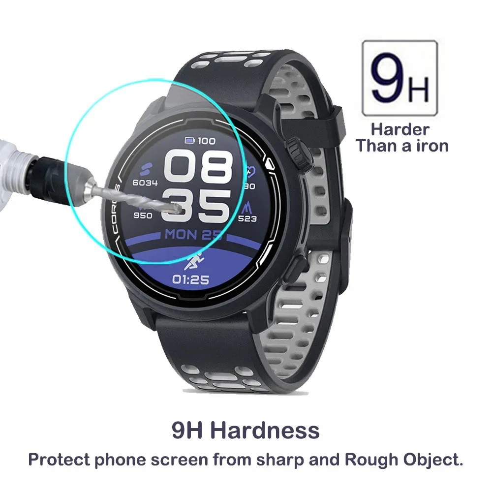 ฟิล์มกันรอยกระจกนิรภัยกันรอยหน้าจอสําหรับ COROS PACE 2 3 COROS APEX 2 Pro APEX 2