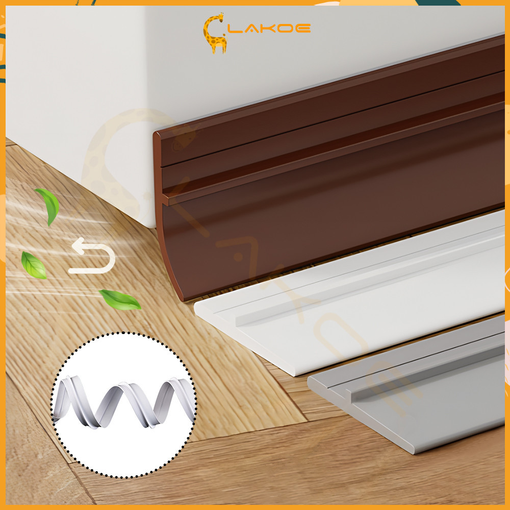 LAKOE ซีลประตู 4cm*90cm แถบปิดประตู สามารถลดเสียงรบกวนและกันลมได้อย่างมีประสิทธิภาพ เทปติดช่องว่างประตู