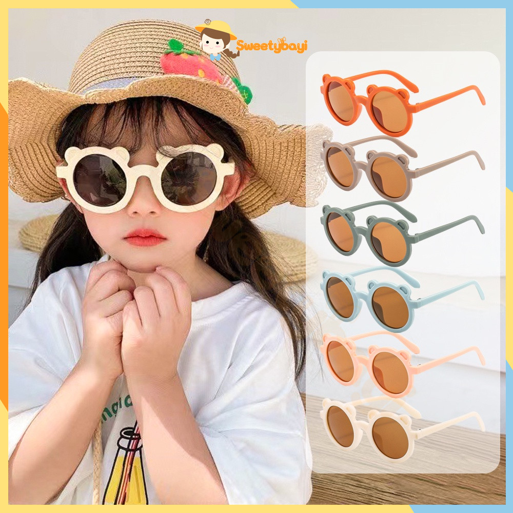 SWEETYBAYI แว่นกันแดด  แว่นตาเด็ก แว่นตากันแดด แว่นแฟนซี ป้องกันรังสี แฟชั่นสําหรับเด็ก