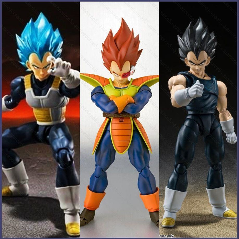 Lg SHF Dragon Ball Vegeta Action Figure Super Saiyan Blue Movable Joints ตุ๊กตาของเล่นสําหรับของขวัญ