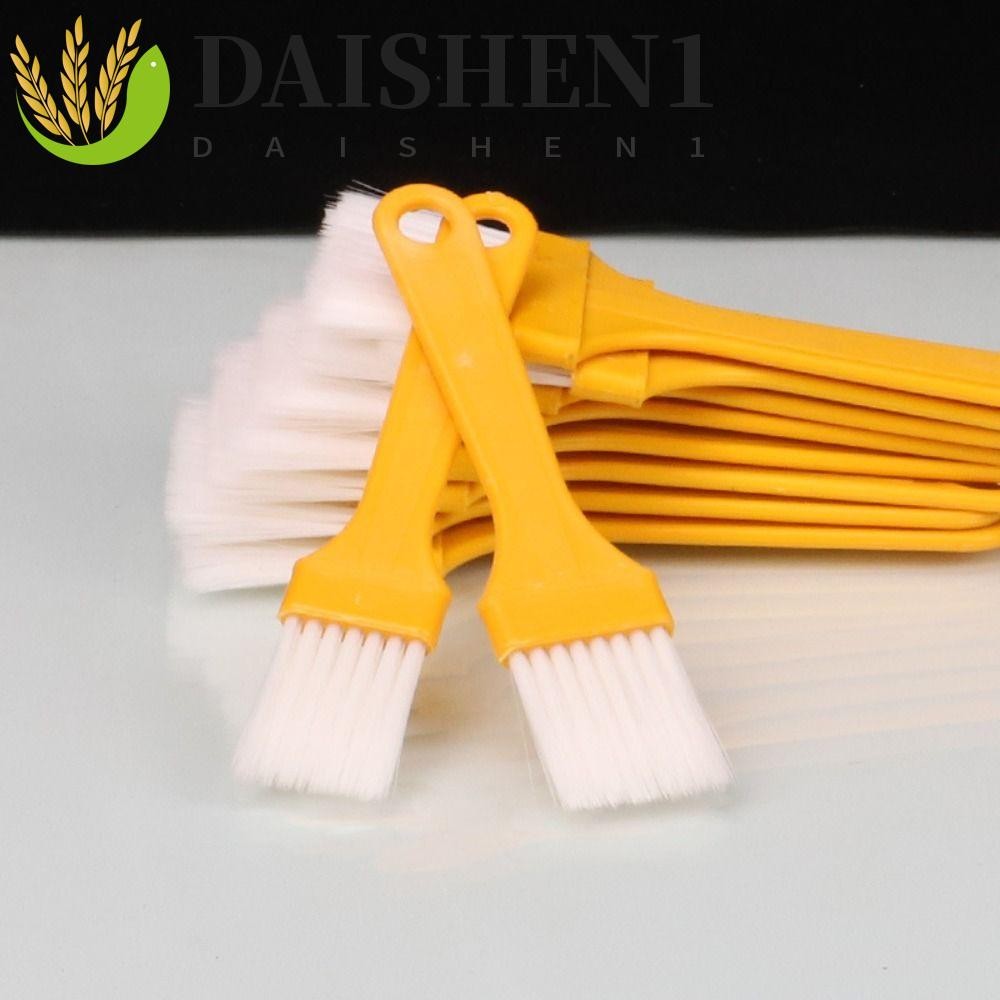 Daishen1 แปรงน้ํามันบาร์บีคิว, แปรงขนมสีเหลืองพลาสติก, อุปกรณ์ครัวทนอุณหภูมิสูงอเนกประสงค์นํากลับมาใช้ใหม่บาร์บีคิว Basting แปรงเบเกอรี่