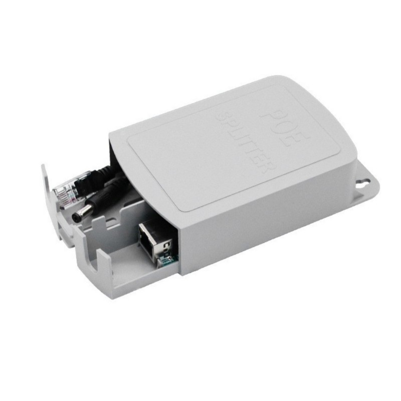 Bett Robusts Weatherproof PoE Splitter 48V ถึง 12V PoE Extender สําหรับกล้องรักษาความปลอดภัย
