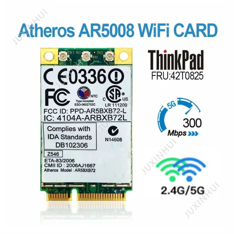 IBM T60/T61/X60/X61/Z61/R61/R60 AR5008 300M การ์ดเครือข่ายไร้สาย Dual Band T60 T61 X60 X61 Z61 R61 R
