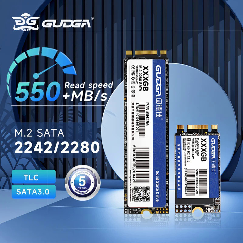 GUDGA SSD 240gb M2 128gb 500gb 1tb SATA NGFF M.2 SSD 2242 2280 256GB 1TB M.2 512GB SSD Internal Hard