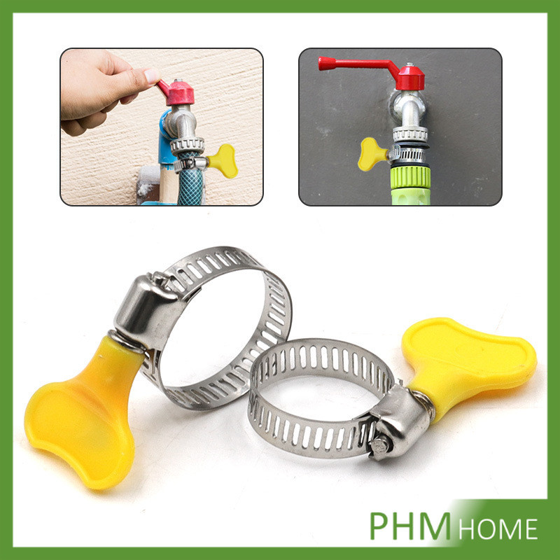 เข็มขัดรัดท่อ แหวนรัดท่อ แคลมป์รัดสายยาง มีหลายขนาด 10/13/16/19/25/29/44mm Diameter