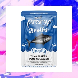 Pramy Broths พรามี่ น้ำซุปแมว ซุปครีม ซุปใส เพิ่มการทานน้ำให้แมว ขนาด 40 กรัม