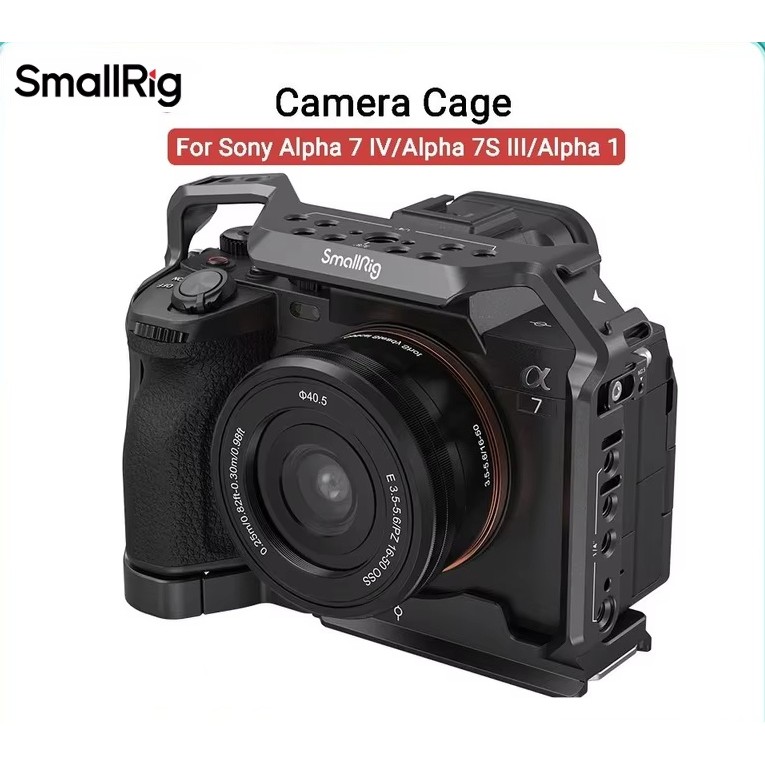 Smallrig Full Dslr สําหรับ Sony A7 IV a7m4 กล้อง Rig สําหรับ Sony Alpha 7 IV/A7S III/A1/A7R IV พร้อม