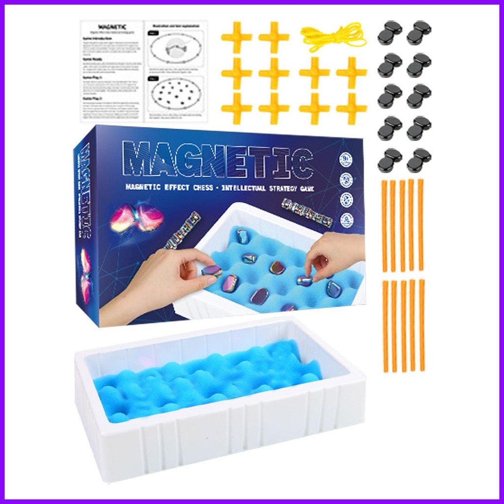 Magnetic Chess Magnet Board Games สําหรับเด็กผู้ใหญ่ Magnetic Two-player Chess Game Table Top Thinki