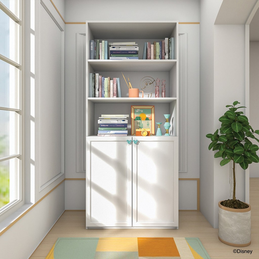 Disney Home ตู้สูง DISNEY รุ่น MICKEY-C 80 BL (80x40x180 ซม.)  แบรนด์ KONCEPT FURNITURE