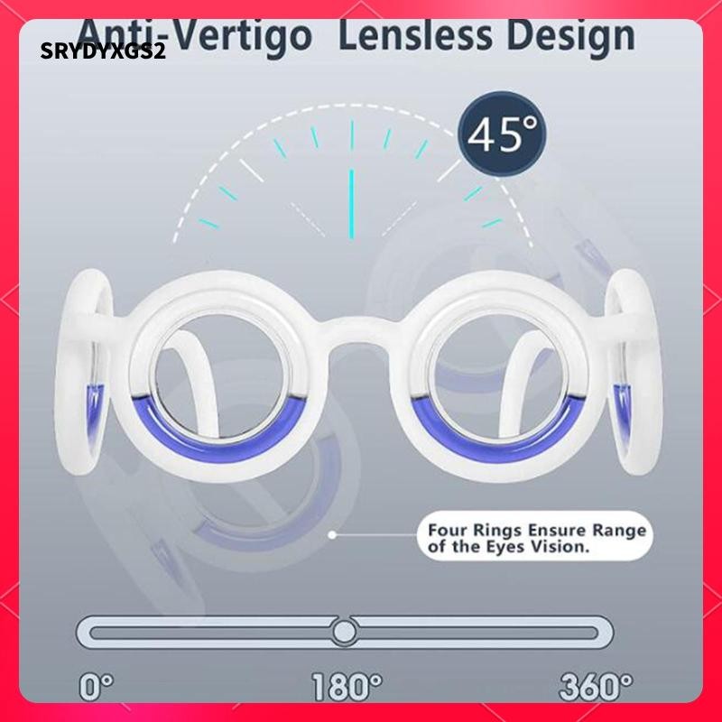 [Srydyxgs2] Light Anti- Motion Sickness Glasses Airsick Nausea Relief Liquid Glass