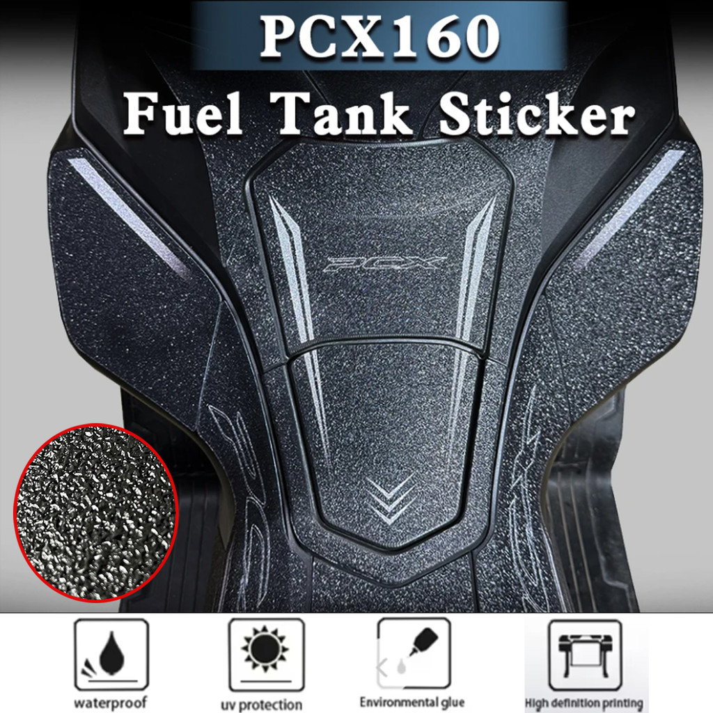 3m Frosted รถจักรยานยนต์การใช้ถัง Pad สติกเกอร์ Anti-slip Kit Decals กันน้ําสําหรับ Pcx160 PCX 160