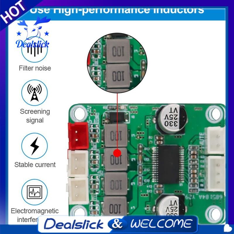 TPA3118D2 บอร์ดขยายเสียงสเตอริโอดิจิตอล 30W&30W 2.0 ช่องโมดูลขยายเสียง DC 12-24V โมดูลขยายเสียง