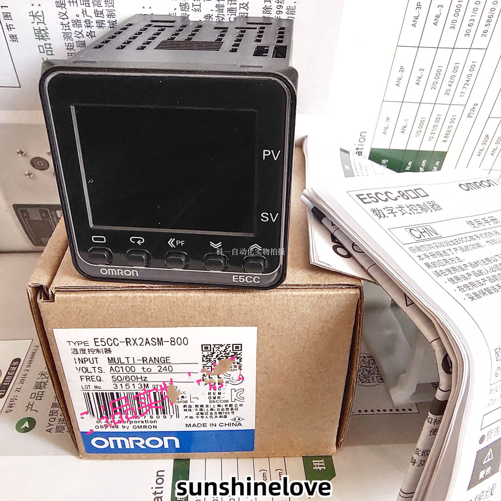 Omron OMRON เทอร์โม E5CC-RX2ASM-800/880/802/QX2ASM-800/801/RX2DSM