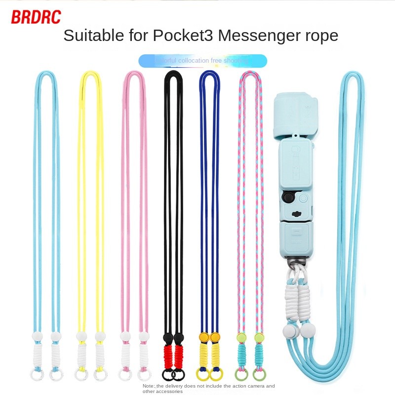 สายคล้องสำหรับ DJI Pocket 3 One X3/X4สายคล้องกล้องกีฬาป้องกันการสูญหายอุปกรณ์เสริม