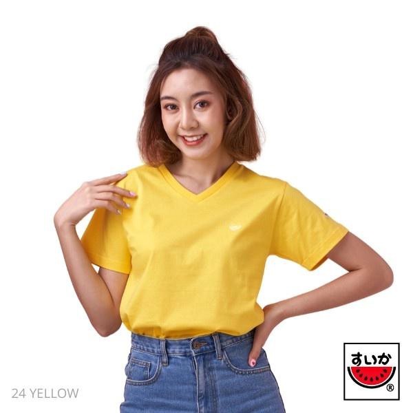 แตงโม (SUIKA) - เสื้อแตงโม ORIGINAL T-SHIRTS คอวีกลุ่ม สี 03 11 12 24 26 53