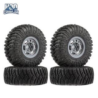 4PCS 1.3 "ล้อยาง 70*27 มม.โคลน Terrain Tyre ชุดสําหรับ 1/18 TRX4M 1/24 SCX24 RC Crawler รถ