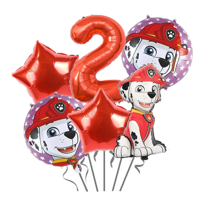 การ์ตูนสำหรับเด็ก Wang Wang Team Digital Package การตกแต่งพื้นหลังปาร์ตี้วันเกิดลูกโป่งฟิล์มอลูมิเนียมจัดเวทีจัดเลี้ยงตกแต่งวันเกิดจัดปาร์ตี้ลูกโป่งปาร์ตี้วันเกิด - รูปที่ 7