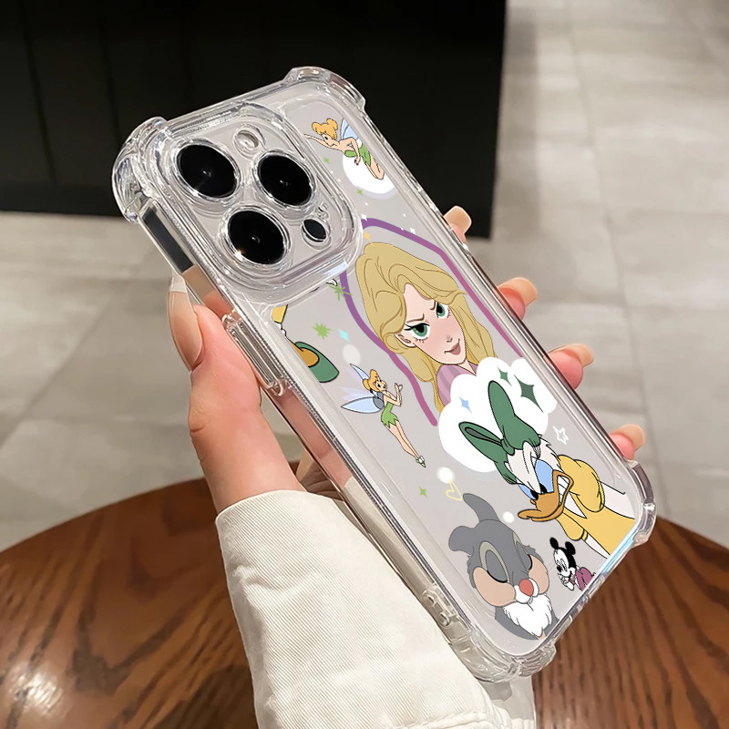นิ่มกันกระแทกเคสโทรศัพท์ เคสสำหรับ เคส iphone 11 เคสไอโฟน 13 14 15 12 XR 7 8 6 Plus X XS 15 Pro MAXเจ้าหญิงเลป